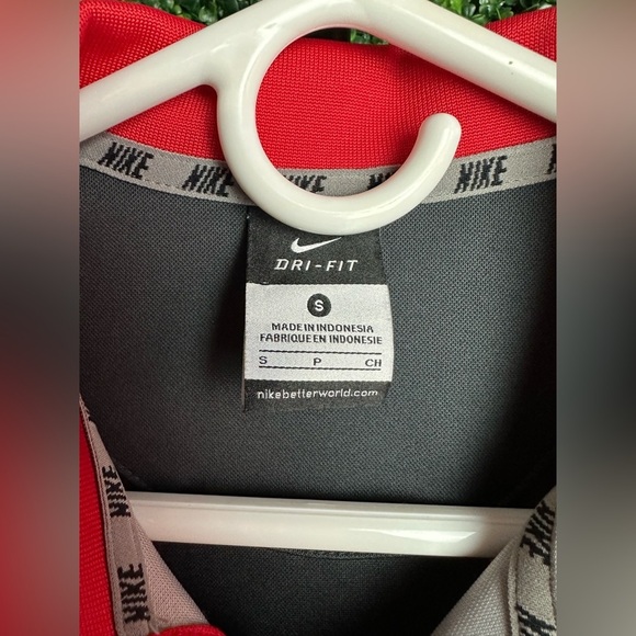 Nike Dri-Fit Ohio State Buckeyes Logo Polo Sz Lg - Picture 3 of 5